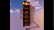 Wordle made with a redstone contraption (Image via u/mattbatwings2/ Reddit)